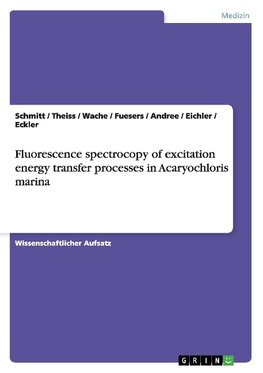 Fluorescence spectrocopy of excitation energy transfer processes in Acaryochloris marina