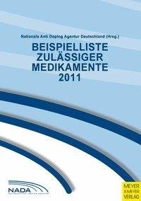 Beispielliste zulässiger Medikamente 2011