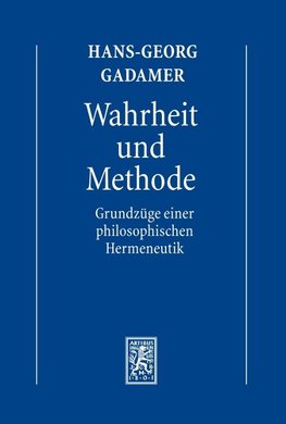 Hermeneutik I. Wahrheit und Methode