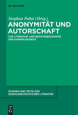 Anonymität und Autorschaft