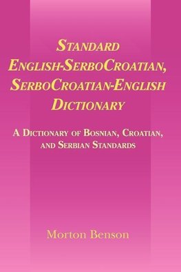 Standard English-Serbocroatian, Serbocroatian-English Dictionary