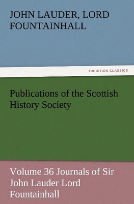 Publications of the Scottish History Society