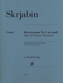 Klaviersonate Nr. 2 gis-moll op. 19 (Sonate-Fantaisie)