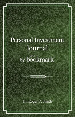 Personal Investment Journal by proBookmark