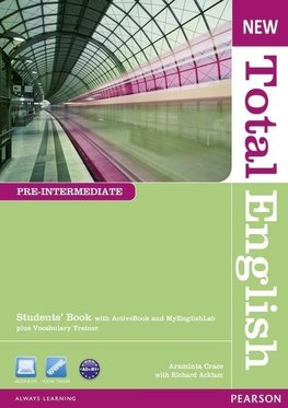 New Total English Pre-Intermediate Students' Book with Active Book and Mylab Pack