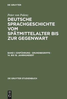 Einführung · Grundbegriffe · 14. bis 16. Jahrhundert