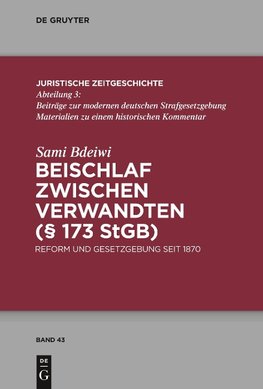 Beischlaf zwischen Verwandten (§ 173 StGB)