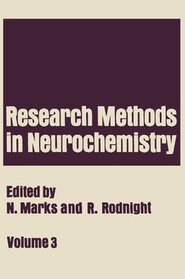 Research Methods in Neurochemistry