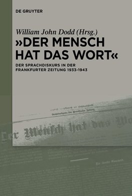 "Der Mensch hat das Wort"