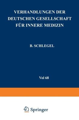 Verhandlungen der Deutschen Gesellschaft für Innere Medizin