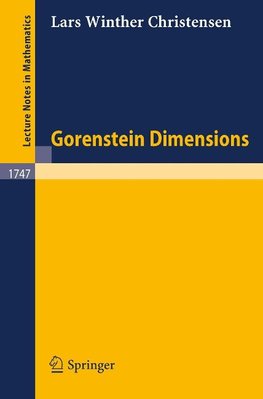 Gorenstein Dimensions