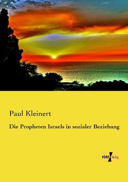 Die Propheten Israels in sozialer Beziehung