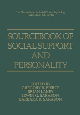 Sourcebook of Social Support and Personality