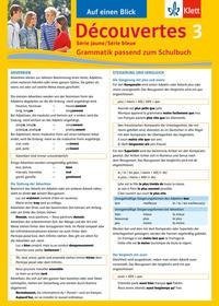 Découvertes Série jaune und bleue 3. Grammatik