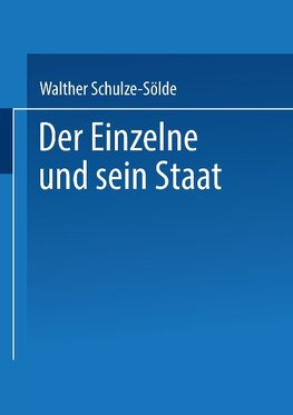 Der Einzelne und sein Staat