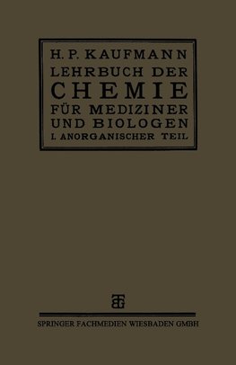 Lehrbuch der Chemie für Mediziner und Biologen