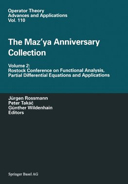 The Maz'ya Anniversary Collection