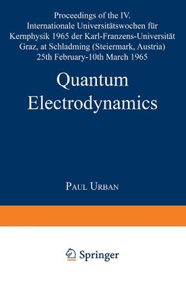 Quantum Electrodynamics