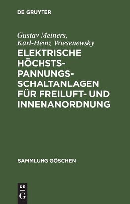 Elektrische Höchstspannungs-Schaltanlagen für Freiluft- und Innenanordnung