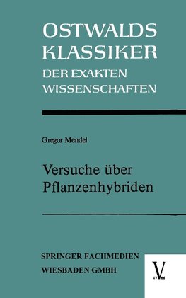 Versuche über Pflanzenhybriden