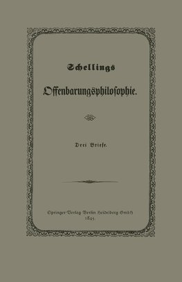 Schellings Offenbarungsphilosophie