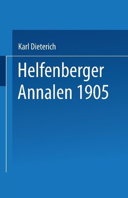 Helfenberger Annalen 1905