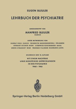 Lehrbuch der Psychiatrie