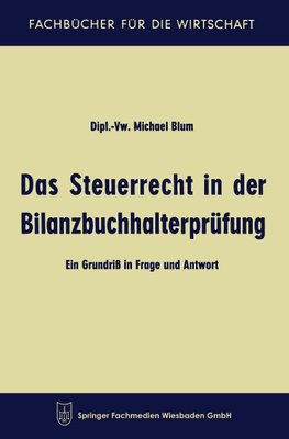 Das Steuerrecht in der Bilanzbuchhalterprüfung