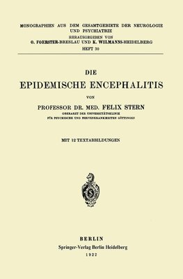 Die Epidemische Encephalitis