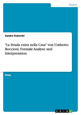 "La Strada entra nella Casa" von Umberto Boccioni. Formale Analyse und Interpretation