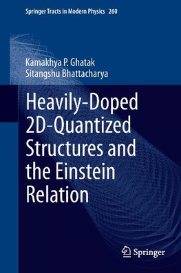 Heavily-Doped 2D-Quantized Structures and the Einstein Relation