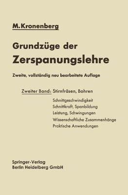 Grundzüge der Zerspanungslehre