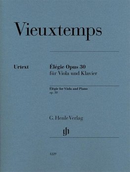 Élégie op. 30 für Viola und Klavier