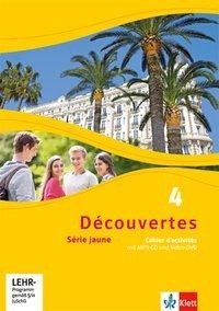 Découvertes Série jaune 4. Cahier d'activités mit MP3-CD und Video-DVD