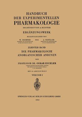 Die Pharmakologie Anorganischer Anionen