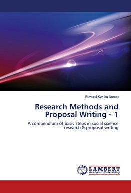 Research Methods and Proposal Writing - 1