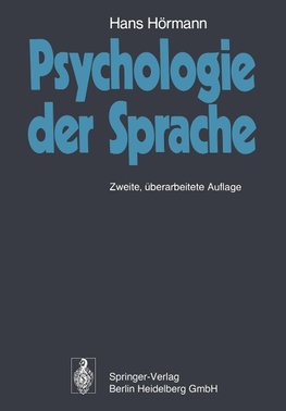 Psychologie der Sprache