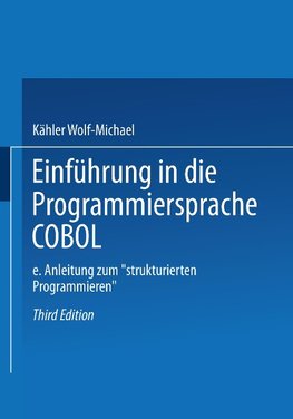 Einführung in die Programmiersprache COBOL