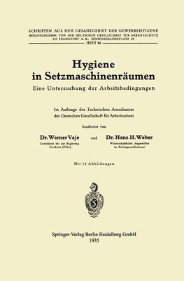 Hygiene in Setzmaschinenräumen