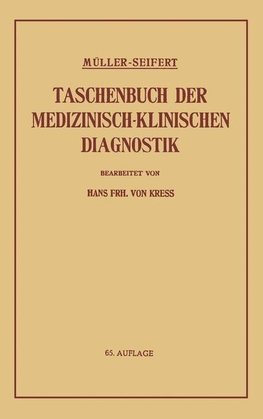 Taschenbuch der Medizinisch-Klinischen Diagnostik