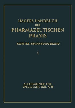 Hagers Handbuch der pharmazeutischen Praxis