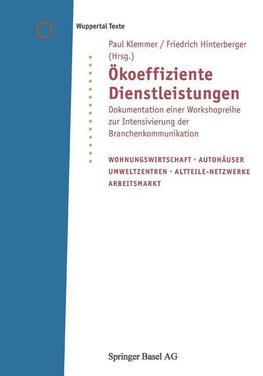 Ökoeffiziente Dienstleistungen