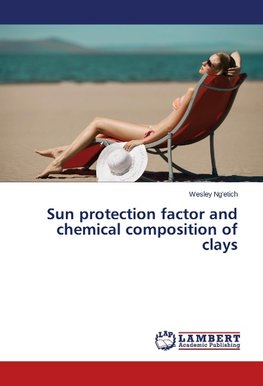 Sun protection factor and chemical composition of clays