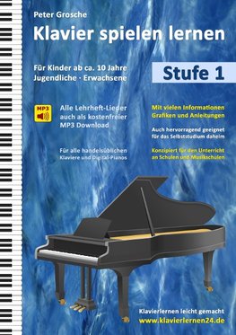 Klavier spielen lernen (Stufe 1)