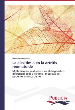 La alexitimia en la artritis reumatoide