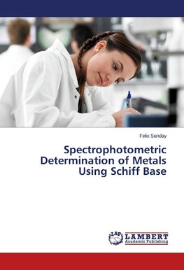 Spectrophotometric Determination of Metals Using Schiff Base