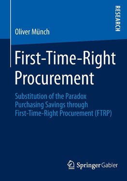 First-Time-Right Procurement