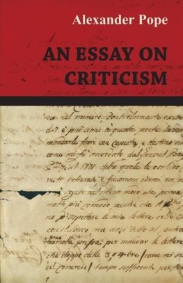 An Essay on Criticism