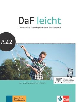 DaF leicht. Kurs- und Übungsbuch + DVD-ROM A2.2