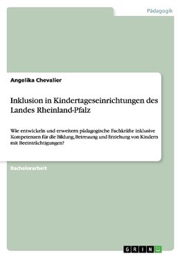 Inklusion in Kindertageseinrichtungen des Landes Rheinland-Pfalz